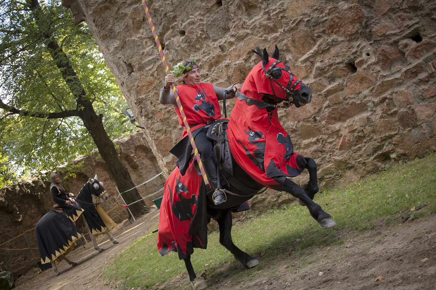 Rittermahl mit NachtTurnier Schloss Auerbach